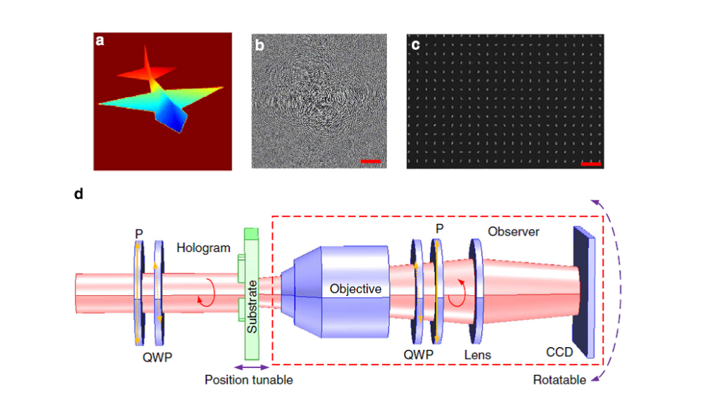 Optical Holography Using a Plasmonic Metasurface Fengyuan Zhu's